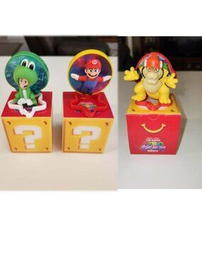 Super Mario Galaxy Movie (3 Pack) - Frog Suit Luigi, Mario & Bowser!